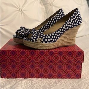 Tory Burch Dory Peep Toe Espadrille